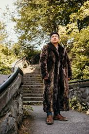 Sea Otter Fur Full Length Coat Sea Fur Sewing