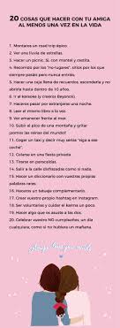 Amiga Dia De La Amistad Aventura Cosas De Mejores Amigos Que Te Mejores Cosas Que Hacer