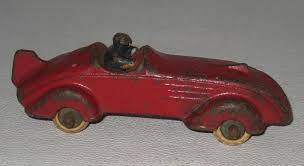 1930 S Champion Cast Iron Race Car With Driver 5 Long Br137 Antique Toys Toy Collection Cast Iron