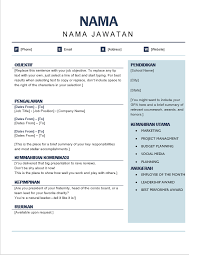 Online resume builder makes it fast & easy to create a resume that will get you hired. Download 5 Contoh Resume Bahasa Melayu 1001 Contoh