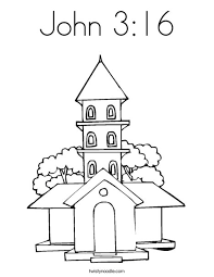 John 3 verse 16 colouring craft. John 3 16 Coloring Page Twisty Noodle