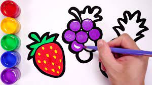 Ini adalah video cara melukis buah buahan,ini menggambarkan bahan pangan yang di butuhkan sehari2 untuk kesehatan untuk. How To Draw Fruits Cara Melukis Buah Buahan Youtube