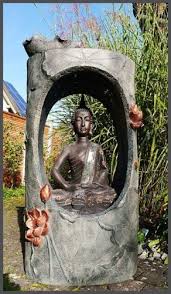 Xxl Buddha Brunnen Gartenbrunnen Wasserwand 117 Cm Ho Led Licht U Nebelfunktion Buddha Garden Garden Landscape Design Landscape Design