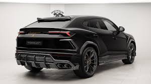 Its chiseled bodywork and hulking proportions are. Fotos Lamborghini 2018 Topcar Urus Schwarz Autos Hinten 3840x2160