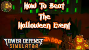 Roblox tower defense simulator was created by developer paradoxum games and was first released on jun 05, 2019. How To Beat The Halloween Event Tower Defense Simulator Roblox Youtube