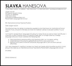 Cover Letter Language Instructor Free Foreign Language Teacher Cover Letter Template