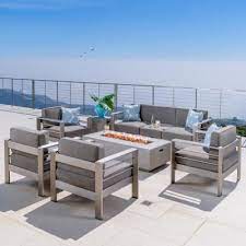 Find fire pit patio furniture sets at lowe's today. Fire Pit Patio Sets Outdoor Lounge Furniture The Home Depot