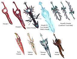 All non-replica Monados to scale with each-other (included Aegis Swords  because imo they can be considered Monados too) : r/Xenoblade_Chronicles