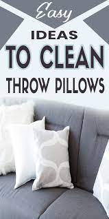 Click here to learn how to clean feather. How To Wash Throw Pillows How To Wash Throw Pillows Throw Pillows Cleaning Pillows