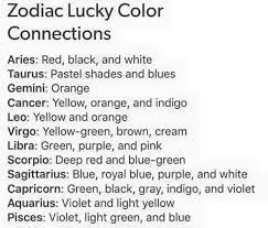 The cancer horoscope today luck cancer horoscope today, lucks says that they may desire to go out to many places only with a small assemblage of friends. Zodiac Lucky Color Connection Zodiac Lucky Colour Zodiac Facts