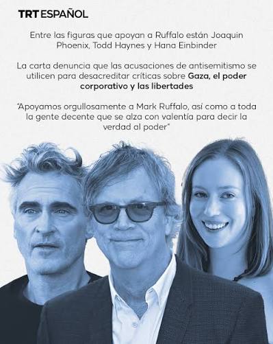 Más de 180 figuras judías de Hollywood han salido en defensa de Mark Ruffalo  después de que Paramount acusara al actor de recurrir a “tópicos  antisemitas” por sus críticas a la polémica