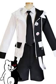 Anime Danganronpa Monokuma Women Cosplay Costume Black And White Bear Anime Inspired Outfits Cosplay Costumes Anime Outfits