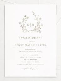 Wedding Invitations Elli Monogram Wedding Invitations Vintage Wedding Invitations Monogram Wedding