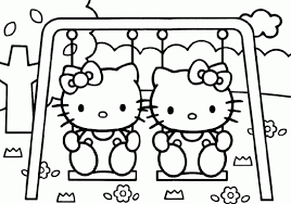 Belajar mewarnai untuk anak gambar tokoh hello kitty kucing kartun yang lucu dan imut. Mewarnai Hello Kitty Coloring And Drawing