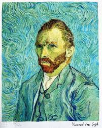 Vincent Van Gogh Self Portrait Dutch Man Oil Canvas