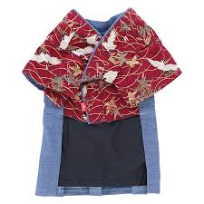 エドウイン EDWIN タンチョウデザイン袴【犬服 ウエア 袴 カジュアル】