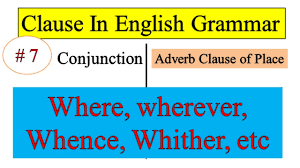 Like all clauses, an adverb clause has a subject and a predicate. Adverb Clause Of Place English Grammar Clause Use Of Where Wherever Youtube
