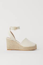 Un choix unique de espadrille talon plateforme disponible dans notre magasin. Espadrilles A Talon Compense Blanc Femme H M Fr