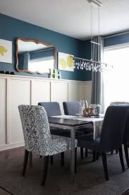 Mavi Yemek Odasi Dekorasyonu Duvar Rengi Duvar Kagidi Masa Sandalye Perde Hali Rengi Mavi Uyumlu Renkler 6 Dekorasy Dining Room Blue White Wainscoting Home