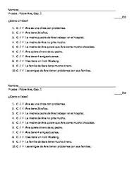 Pobre Ana Spanish Chapter 1 Quiz Quiz Learning Spanish Chapter