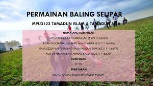Pemain pertama dari kumpulan pertama memulakan permainan dengan membaling selipar ke aras susunan selipar. Permainan Baling Selipar By Intan Khalyda Issuu