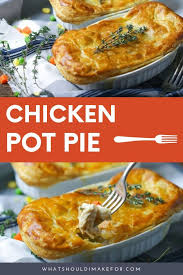Easy Individual Chicken Pot Pie Recipe Pot Pie Recipe Easy Chicken Pot Pie Chicken Pot Pie Recipes