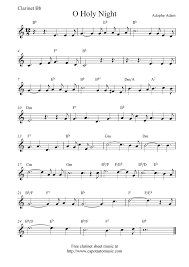 Christmas Music For Clairnet Music Scores O Holy Night Free Christmas Clarinet Sheet Music Notes Musicnotes Christmas M Clarinet Sheet Music Violin Sheet Music Trumpet Sheet Music
