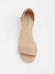 Chiko anali open toe block heels sandals quantity. Plus Size Beige Faux Leather Low Block Heel Sandal Ww Torrid