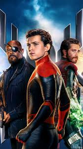Far from home (2019) bluray 1080p 3d. Spider Man Far From Home Mobile Wallpaper Jake Gyllenhaal Nick Fury Samuel L Jackson Hd Mobile Walls