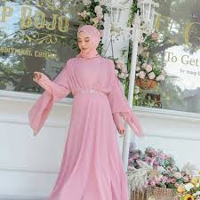 Inspired by the style of a traditional hanbok. Jual Clemira Dress Gamis Idul Fitri Baju Lebaran Dress Polos Mewah Murah Mei 2021 Blibli
