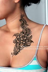 Image Result For Henna Neck Tattoo Henna Tattoo Designs Henna Neck Unique Henna