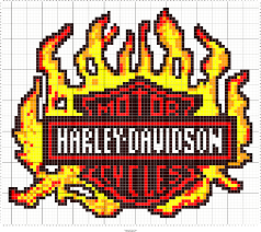 14 trims & 4 stops there are 14 trims in this logo with 4 stops. Harley Davidson Cross Stitch Pattern Maker Cross Stitch Pillow Cross Stitch Baby
