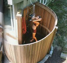 Image Result For Curved Outdoor Shower Gartenzaun Ideen Hintergarten Aussendusche