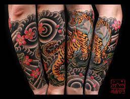 What's the name of the japanese arm tattoo? Tattoo By Seoul Ink Tattoo Tiger Forearm Tattoo Tiger Tattoo Sleeve Forearm Sleeve Tattoos