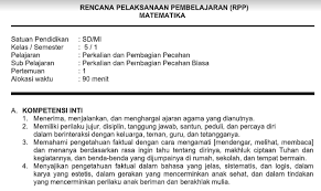 Pada dasarnya rpp matematika kelas 4 kurikulum 2013 revisi 2018 ini sebenarnya merupakan rpp matematika rpp matematika kelas 4 k13 revisi 2018 telah dilengkapi dengan subtema pada setiap temanya. Rpp Matematika Kls 5 Sd Materi Perkalian Dan Pembagian Pecahan Biasa File Guru Now