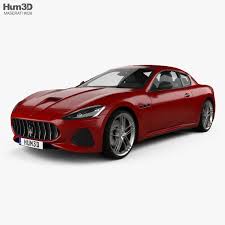 3d Model Of Maserati Granturismo Mc 2017 Maserati Granturismo Maserati Maserati Car