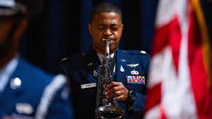 A guardian and his saxophone