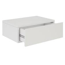 Hangende Nachtkommode Anne Mit 1 Schublade Weiss In 2020 Wandregal Mit Schublade Nachtkommode Nachttisch Schublade