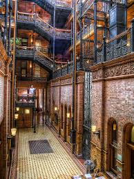 The bradbury building is the oldest commercial building remaining in the central city and one of los angeles' unique treasures. The Bradbury Building Bradbury Building Places To Travel California Travel