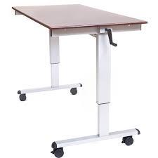 See more ideas about mobile office, workstation, modern office. Luxor 60 Crank Adjustable Stand Up Desk Standup Cf60 Dw B H