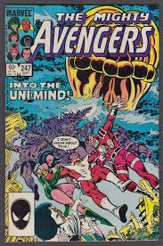 The AVENGERS #247 Marvel comic book 9 1984 Uni-Mind