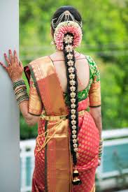 Flowers are an integral part of indian weddings & a bridal hairstyle would be incomplete without florals. South Indian Bridal Hairstyle With Flowers For Wedding Glamour