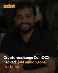 CoinDCX, one of India's largest crypto exchanges, confirmed a major  security breach after hackers wiped out approximately $44 million from the  platform. Here's what happened👇  https://www.livemint.com/market/cryptocurrency/cryptoexchange-coindcx-hacked  ...