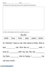 Discuss and demonstrate the proper elements of a good motion picture. Simple Composition Worksheet