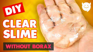 How To Make Jelly Clear Slime Without Borax Diy Liquid Glass Clay Slime Clear Slime Slime Without Borax Diy Diy Clear Slime