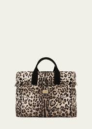 Leopard diaper bag