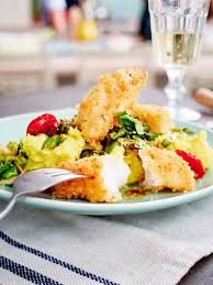 Panko Fischstabchen Mit Asiaspitzkohl Und Wasabi Kartoffelpuree Rezept Lecker Rezept Kartoffelpuree Rezept Rezepte Fischstabchen