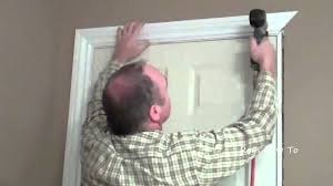 How to install a prehung interior door. How To Install Door Casing Video Youtube