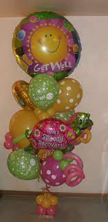 Get well flowers and balloons delivery. Get Well Soon Large Balloon Bouquet 122 Get Well Balloons Balloon Gift Balloons