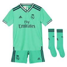2019 2020 Real Madrid Adidas Third Full Kit Kids
